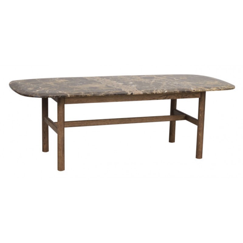 RO Hammond Coffee Table 135x62 Marble Brown/Brown